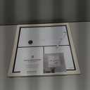 U Brands Rustic Weekly Dry Erase Board with White Wooden Frame, Office Supplies, 14 x 14