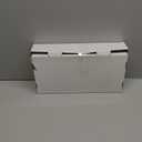 Hoimpro LED Bathroom Faucet 3 Hole Brushed Nickel Waterfall Sink Faucet 8 Inch Widespread Modern Vanity 2 Handle Wide Spread Bath Fixture Light Changing with Pop Up Drain Touch On Three Hole 3 Piece