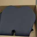 Navizam Lumbar Support Pillow for Office Chair Seat Cushions for Office Chairs - Back Support for Office Chair, Pillow for Car Chair Cushion with Anti-Slip Base, Backrest with Elastic Strap