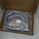 MECCANIXITY Washing Machine Drain Hose Extension Kits 1.97ft Gray for Washing Machine with Extension Adapter, U-Bend Hose Holder, 2 Clamps (0.6m)