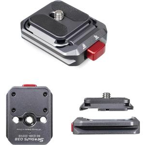 IFOOTAGE Camera Quick Release Plate Q38, Quick Release System QR Plate Camera Tripod Mount Adapter for Sony Canon Monopod DSLR Stabilizer Slider DJI