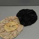 2Pcs Satin Sleep Hats for Women Elastic Sleeping Bonnet Comfortable Hair Protection for Home Use