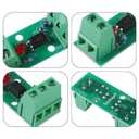PC817 1 Channel Optocoupler Isolation Module 1CH Optocoupler PC817 3-5V 12V 24V Photoelectric Isolator PNP NPN Signal Converter Rail Holder PLC Drive Motor Board
