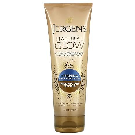 Jergens Natural Glow Daily Moisturizer Firming Medium/Deep Skin Tones 7.50 oz