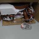 BOBOMOMO 62" Rustic Floor Lamp for Living Room, Retro Farmhouse Floor Lamp Rotary Switch, Resin Standing Lamp for Living Room, Corner, Dining Room, Bedroom, House (Light Walnut)