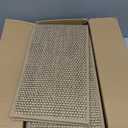 Deerly Linen Stair Treads Non Slip 15pcs Stair Runner for Wooden Steps Peel and Stick Carpet Treads Indoor Staircase Covers Mat with Self-Adhesive Backing for Pets and Kids 8"X30" Beige