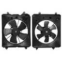Radiator Cooling Fan Assembly Replace HO3115155 HO3115161 38616RB0003 for Honda CR-V 2.4L 2010-2016 for Lexus RX330 for Ram Dakota 4.7 for Jeep CJ Liberty, Left and Right