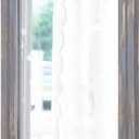 AAZZKANG Wood Framed Mirror Rectangular Rustic Wall Mirrors Decorative Large 28"x20" for Farmhouse Bathroom Living Room Bedroom Grey