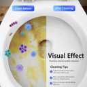 Toilet Bowl Cleaner Pumice Stone -Hard Water Stain Remover with Ergonomic Handle, Powerfully Removes Toilet Bowl RingsRust &LimeIdeal for Toilet Brush/BBQ Grills/Sink/Pool/Bathroom2Pack