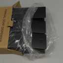 Shampoo and Conditioner Dispenser - Wall-Mounted 3-Chamber Shower Soap Dispenser, No-Drill, 1200ML Capacity, for Bathroom & Hotel (Black-3-Pack)