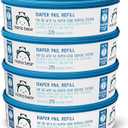 Mama Bear Diaper Pail Refills for Diaper Genie Pails, 270 Count (Pack of 4)