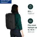 Osprey Aoede 25L Commuter Briefcase Backpack, Tan Concrete