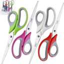 Mr. Pen Multipurpose Scissors - 8 inch, Pack of 4, Sharp Adult Office Scissors for Paper and Fabric