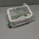 ROWNYEON Clear Makeup Case Toiletry Bag Multipurpose Travel Makeup Train Case Portable Cosmetic Organizer Transparent Storage Bag (White1)