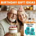 HAPPYPOP Women Queen Birth Month Socks - Month Birthday Gifts, Socks for Her Female in Green