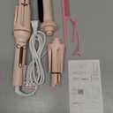 Automatic Curling Iron Beach Wave Curling Wand, Ceramic Coated, Straightening Brush, 1inch and 1.25 inch Portable 3-in-1Hair Curler, 2-Way Rotation Curler 4 Temperatures, 30 Min Auto Shut-Off