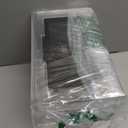 HELIME Reptile Polycarbonate Terrarium Kit 7 Piece Starter Habitat for Tarantula,Lizards,Frogs,Geckos,or Hermit Crabs,Tank with Escape-Proof Locking Lid,Light,Hygrometer,Hide,Tweezer,Bowl,Sprayer