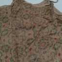 Womens Ramie Camisole Cami Floral Printed Strappy Slip Tops T-Shirt Blouse Tank Shirt M