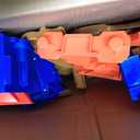 Monster Jam, Supercharge Speedway Playset, Megalodon and El Toro Loco Die-Cast Monster Trucks, Light Up World Finals Track Kids Toys for Boys Ages 3 and Up