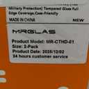 MRGLAS TOP 9H+ Glass 2+2 Packs for iPhone Air Screen Protector with Camera Lens Protector [Zero Bubble, Auto-Dust Removal] [10X Military Protection] iPhone Air 6.5" Tempered Glass Full Edge Coverage