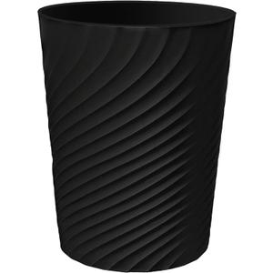 DAJITRE 1.8 Gallon Small Trash Can Wastebasket Recycling Bin Slim Profile for Compact Spaces Bathroom, Office, Bedroom, Kitchen (1.8 Gallon, Black) DAJITRE 1.8 Gallon Small Trash Can Wastebasket Recycling Bin Slim Profile for Compact Spaces Bathroom, Office, Bedroom, Kitchen (1.8 Gallon, Black)