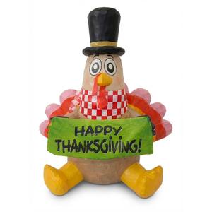 6 FT Turkey Thanksgiving Inflatable Decoration for Holiday Celebration Decorations on Yard, Lawn and Patio
