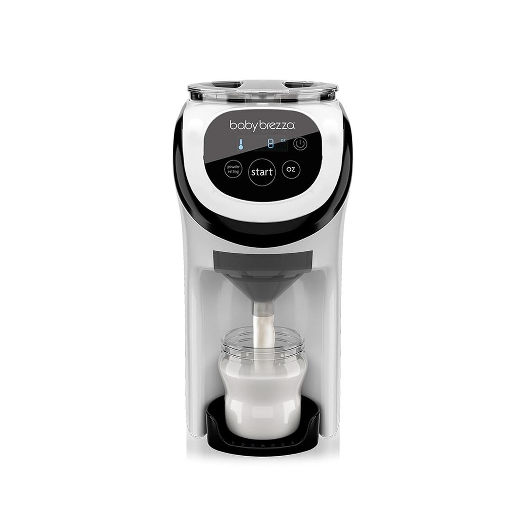 Baby Brezza Formula Pro Mini Baby Formula Mixer Machine Fits Small Spaces and is Portable for Travel Bottle Makers Makes The Perfect Bottle for Your Infant On The Go, White