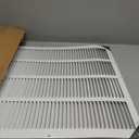 Fits 20x20 Duct Opening | Steel Return Air Grille by Handua | Vent Cover Grill for Sidewall and Ceiling | White | HVAC Cold Air Intake Grille | Outer Dimensions: 21.75"W X 21.75"