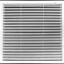 20" X 20" Aluminum Return Filter Grille - Easy Airflow - Linear Bar Grilles [Outer Dimensions: 22.5"w X 22.5"h]