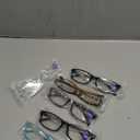 Gaoye 6 Pack Reading Glasses Blue Light Blocking for Women Men, Magnifying Readers Glass Anti UV Eyeglasses with 6 Leather Case