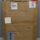 Vintage Arch Scalloped Rectangle Framed Pin Board Linen Display Bulletin Board Large Fabric Picture Memo Decorative Pinboard for Xmas Gift Wall Office(Rectangle,20'' X 30'',Dark Brown)