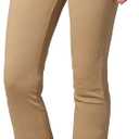 Stretch Slacks for Women - Wear to Work - Tummy Control Waistband - Bootcut Dress Pants with Pockets (X-Large, Beige Nude)