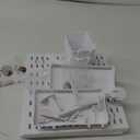 Wall Organizer Peg Board - Elevate And Declutter Your Gaming And Office - Create A Perfectly Structured Space(White)