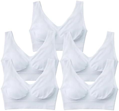 Hiking Gril Women's Comfort Wirefree Bralette Unpadded Sleep Yoga Bra, L