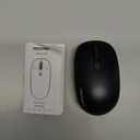 TECKNET Wireless Mouse, 2.4G Quiet Computer Mouse with USB Receiver, 4 Buttons Portable Cordless Mice for Chromebook, Laptop, PC, Mac, 800/1200/1600 DPI - Black