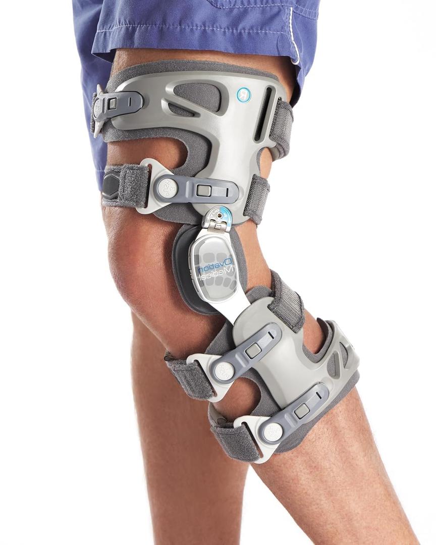 Game Changer Unloader Knee Brace - Lightweight, Low Profile OA Knee Brace for Arthritis Pain and Support - Premium Knee Support for Medial and Lateral Knee Pain (Left)