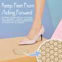 JL-Group Metatarsal Pads Women, Ball of Foot Cushions, Heels Inserts for Shoes, 2 Pairs Invisible High Heels Pads to Keep Foot from Sliding Forward, One Size Fits for All Day Comfort (Beige)