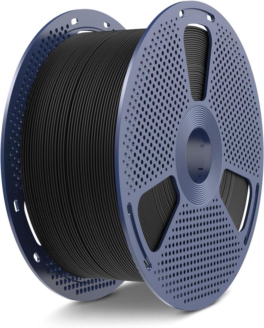 SUNLU Large Spool 5KG High Speed PETG 1.75mm, 3D Printer Filament PETG, Suitable for Printing Large 3D Models, Fit Most FDM Printers, Dimensional Accuracy +/- 0.02mm, 5kg Spool, (Black)