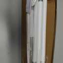 Shower Curtain Rod, 1" Diameter Heavy Duty Tension Shower Rod, Non Slip Adjustable 28-74 inch No Drill Shower Curtain Rods Spring Tension For Bathroom, Shower Stall, No Rust,  28-74 Inches, White