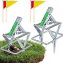 2 Pack Mole Traps That Kill Best, Vole Traps Outdoor Use Scissor for Lawns, Mole Trap Easy to Set Galvanized Steel Reusable Quick Capture Gopher