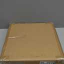 Large Round Wood Serving Tray, Wooden Trays with Handles for Ottoman Table, Vintage Acacia Tray Circle Wood Tray for Indoor Outdoor Organization and Decoration, Including 4 Round Wooden Coasters