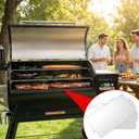 6 Packs BAC515 Drip Tray Liners for Traeger Timberline 1300 Series Grills, Heat-Resistant Foil Liners Replacement for Traeger Timberline Accessories, Aluminum Tray for Catching Grease 35.5 x 16.5 Inch