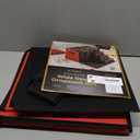 ZOBER Christmas Ornament Storage Box - Stores 128 3" Ornaments with Drawer Style Trays - Tear Proof 600D Oxford Fabric - Ornament Organizer Storage Box, Durable Christmas Containers Holder - Red