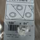 NICETOWN Thermal Insulated 100% Blackout Curtain, Noise Reducing Performance Grommet Slider Curtain with Black Lining, Full Light Blocking Patio Door Panel (Cappuccino, 1 PC, 100 inches x 84 inches)