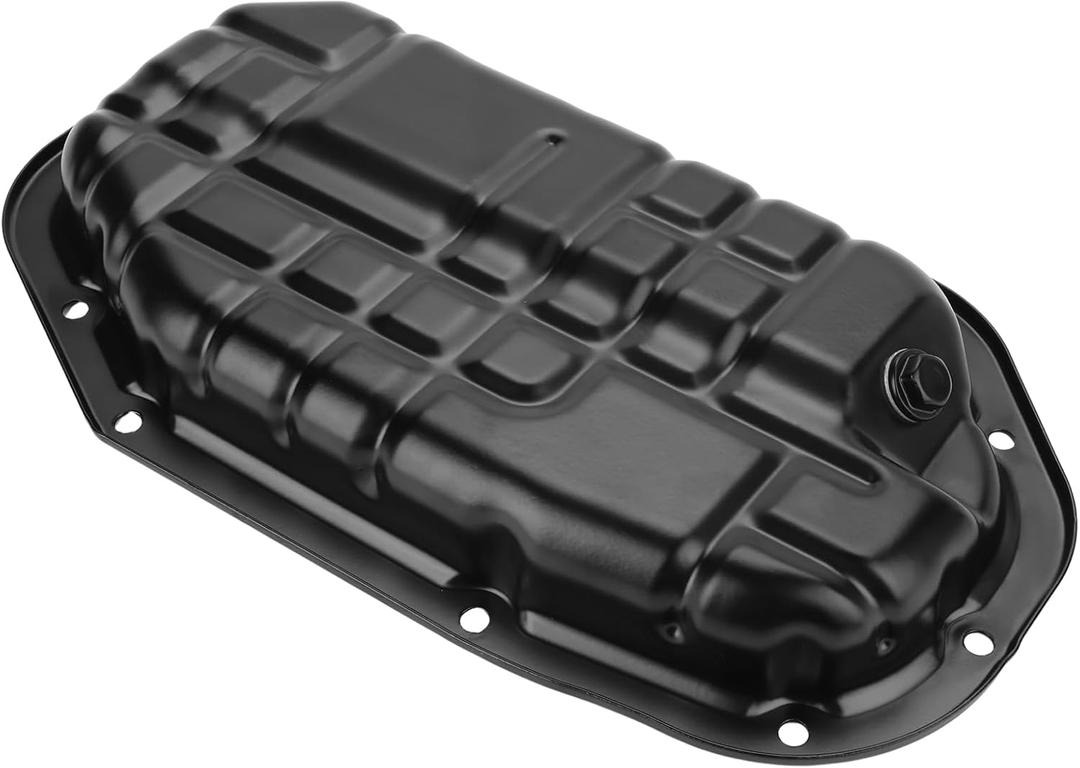 Engine Oil Pan with Drain Plug Compatible with Infiniti EX35 EX37 FX35 FX37 G35 G37 M35 M37 Q40 Q50 Q60 Q70 Q70L QX50 Nissan 350Z 370Z 3.5L 3.7L 2007-2020 Replacement for 11110-JK20C 264-566