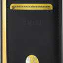 Espera Slim Minimalist Front Pocket Wallet for Men, RFID Blocking Credit Card Holder, Thin Travel ID Card Case, Gifts for Men (Crazy Horse Black)