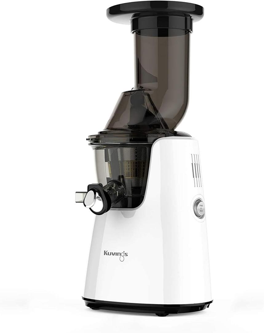 Kuvings Whole Slow Juicer C7000W - Higher Nutrients and Vitamins, BPA-Free Components, Easy to Clean, Ultra Efficient 240W, 60RPMs, Includes Smoothie and Blank Strainer-White Kuvings Whole Slow Juicer C7000W - Higher Nutrients and Vitamins, BPA-Free Components, Easy to Clean, Ultra Efficient 240W, 60RPMs, Includes Smoothie and Blank Strainer-White