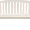 Decor Therapy Marley 2-Seat Outdoor Bench, White, 22.05"D x 48.03"W x 35.04"H