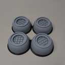 Dadop 4Pcs Anti Vibration Pads for Washing Machine and Dryer Shock and Noise Cancelling Washing Machine Support Prevent Moving Shaking Walking Universal Size