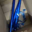 3 Pcs Gift Wrap Mylar Roll Metallic Royal Blue  24 Inches, Great for Gifts, Birthdays, Christmas, Baskets, Arts & Crafts